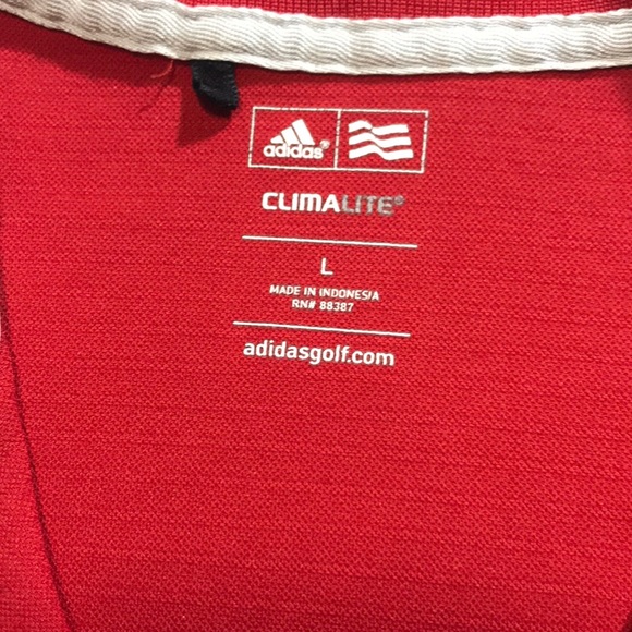 Adidas Climalite Short Sleeve Polo Shirt - Picture 5 of 8